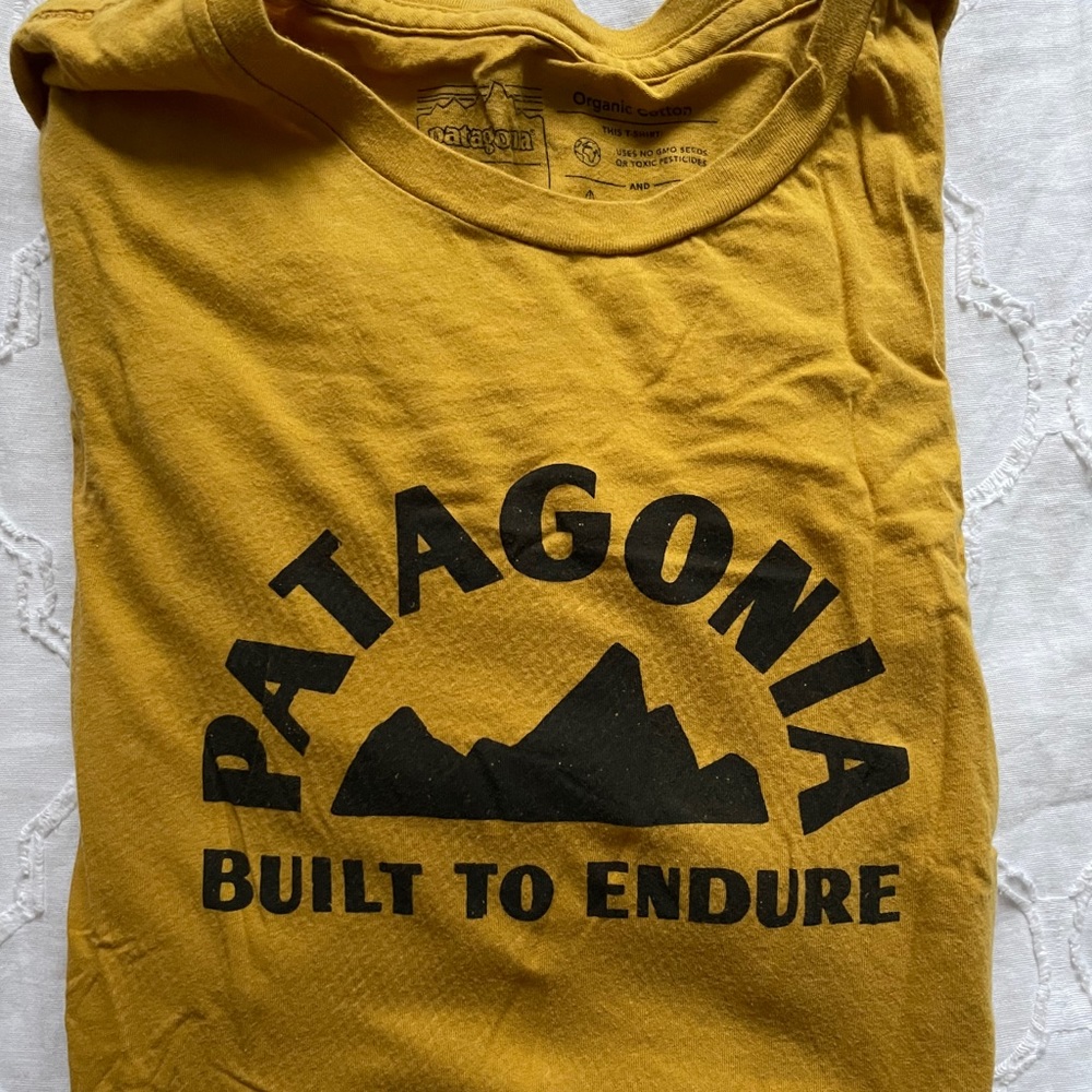 ✅Patagonia “Built to Endure” Graphic Crewneck Tee